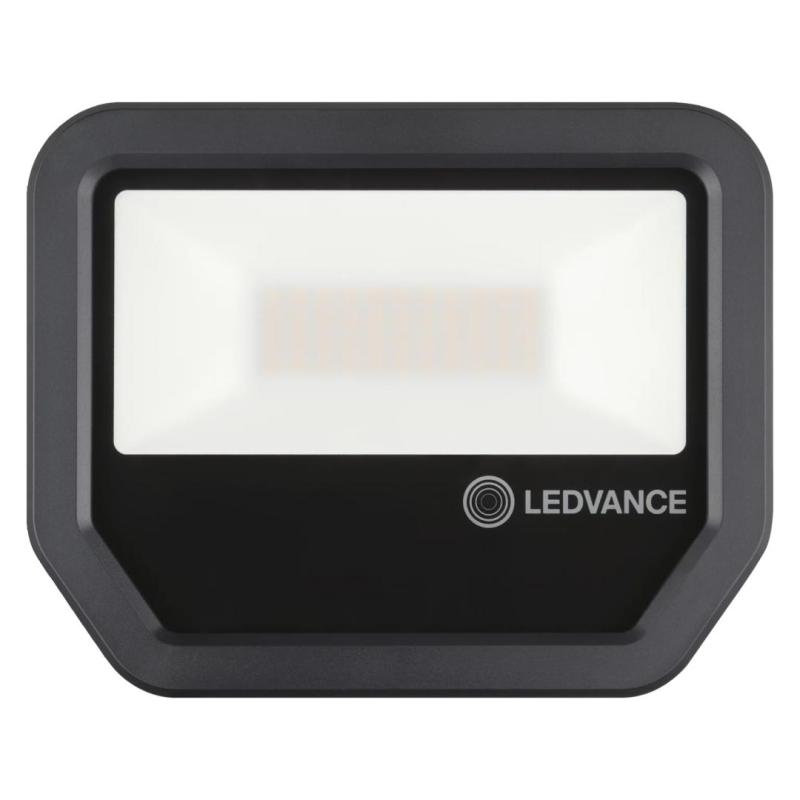 Proiector LED Ledvance FLOODLIGHT PERFORMANCE, 30W, 100-277V, 3600 lm, lumina neutra (4000K), IP65/IK07, 186x177x42mm, aluminiu, Negru