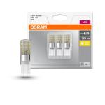 3 Becuri LED Osram Base PIN, G9, 2.6W (30W), 320 lm, lumina calda (2700K)