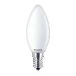 Bec LED Philips Classic B35, EyeComfort, E14, 4.3W (40W), 470 lm, lumina calda (2700K), mat