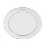 Spot LED incastrat Philips Diamond Cut DL251, 5W, 420 lm, lumina calda(3000K), IP20, 10.5cm, Alb