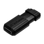 USB DRIVE 2.0 PINSTRIPE 64GB BLACK 