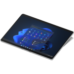 Ms Surface Pro 8 platinum, 13 inch, resolution: 2880 x 1920, aspect ratio: 3:2, Intel Core i5-1145G7, 2.6 GHz, 16GB RAM, 256GB SSD storage, graphics: Intel Iris Xe Graphics, connerctors: 1 x Surface Connect, 1 x 3.5 mm audio female, 2 x Thunderbolt 4 (Typ