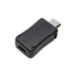 ADAPTOR LOGILINK, pt. smartphone, USB 2.0, Micro-USB (T) la Mini-USB (M), negru, 