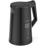 AENO Electric Kettle EK7S Smart: 1850-2200W, 1.7L, Strix, Double-walls, Temperature Control, Keep warm Function, Control via Wi-Fi, LED-display, Non-heating body, Auto Power Off, Dry tank Protection