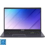 Laptop ASUS 15.6'' E510MA, (1366 x 768) HD, Procesor Intel® Celeron® N4020 (4M Cache, up to 2.80 GHz), 4GB DDR4, 256GB SSD, GMA UHD 600, No OS, Star Black