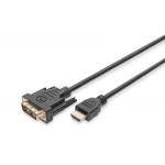ASSMANN HDMI adapter cable type A-DVI 18+1 M/M 5.0m Full HD bl 