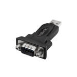 ADAPTOR USB LOGILINK, USB 2.0 (T) la Serial DB9M (9-pin)(RS232)(T), negru, "AU0002F" (include TV 0.06 lei)