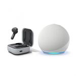 Boxa inteligenta Amazon Echo Dot 5 (2022), Control Voce Alexa, Bluetooth, Wi-Fi, Glacier White