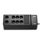 APC Back-UPS 500VA 8 schuko outlets 230V 1 USB charging port 