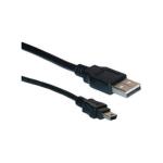 CABLU alimentare si date LOGILINK, pt. smartphone, USB 2.0 (T) la Mini-USB 2.0 (T), 1.8m, negru, 