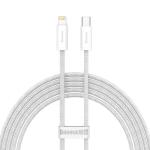 CABLU alimentare si date Baseus Dynamic, Fast Charging Data Cable pt. smartphone, USB Type-C la Lightning Iphone PD 20W, braided, 2m, alb 