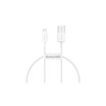 CABLU alimentare si date Baseus Superior, Fast Charging Data Cable pt. smartphone, USB la Lightning Iphone 2.4A, 0.25m, alb 
