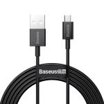 CABLU alimentare si date Baseus Superior, Fast Charging Data Cable pt. smartphone, USB la Micro-USB 2A, 2m, negru 