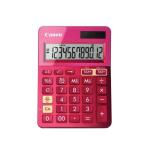 Calculator birou Canon LS123KPK roz, 12 digiti, ribbon, display LCD, functie business, tax si conversie moneda