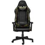 CANYON Argama GС-4AO Gaming chair, PU leather, Original foam and Cold molded foam, Metal Frame, Top gun mechanism, 90-165 dgree, 3D armrest, Class 4 gas lift, Nylon 5 Stars Base, 60mm PU caster, Black+camouflage pattern