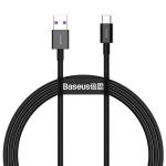 CABLU alimentare si date Baseus Superior, Fast Charging Data Cable pt. smartphone, USB la USB Type-C 66W, 1m, negru 