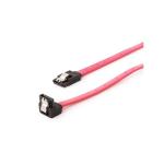 Cablu date Gembird S-ATA 3 (T) la S-ATA 3 (T) in unghi drept metal clips 50cm CC-SATAM-DATA90