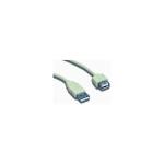CABLU USB GEMBIRD prelungitor, USB 2.0 (T) la USB 2.0 (M), 0.75m, alb, 
