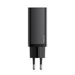 INCARCATOR retea Baseus GaN2 Lite, Quick Charge 65W, 1 x USB 5V/3A, 1 x USB Type-C 5V/3A, negru "CCGAN2L-B01" (include timbru verde 0.75 lei) - 6953156232938