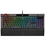 CORSAIR K100 RGB OPTICAL-MECHANICAL, negru  Full Key (NKRO) with 100% Anti-Ghosting Supported in iCUE Profiles up to 200 depending on complexity Wired Connectivity 2x USB 3.0 or 3.1 Type-A Key Switches CORSAIR OPX Optical- Mechanical