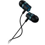 CANYON EP-3 Stereo earphones with microphone, Green, cable length 1.2m, 21.5*12mm, 0.011kg