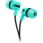 CANYON SEP-4 Stereo earphone with microphone, 1.2m flat cable, Green, 22*12*12mm, 0.013kg