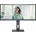 MONITOR AOC CU34P3CV 34 inch, Panel Type: VA, Backlight: WLED, Resolution: 3440 x 1440, Aspect Ratio: 16:9,  Refresh Rate:100Hz, Response time GtG: 4 ms, Brightness: 300 cd/m², Contrast (static): 3000:1, Contrast (dynamic): 50m:1, Viewing angle: 178/178, 