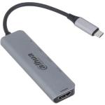 DAHUA 5 IN 1 USB 3.1 TYPE-C TO HDMI Docking station, intrare: USB Type- C, Iesire: 3 x USB 3.0, 1 x HDMI, 1 x PD, Dimensiuni:101.0 mm × 28.0 mm × 10.0 mm, Greutate: 40g.