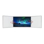 Display Android interactiv 86" Evoboard Swing 86, 400cd/㎡, 3840x2160, Android 13 upgradabil cu Whiteboarduri laterale