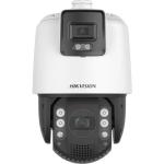 Camera supraveghere Hikvision DS-2SE7C425MWG-EB/26 F0 TandemVu 4 MP Panoramic channel supports image stitching, with 180° horizontal field of view;High quality imaging with 6 MP resolution in panoramicand channel and 4 MP resolution in PTZ channel; 1/2.5