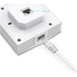 TP-Link Wireless Access Point EAP650-WALL, AX3000 Wireless Dual Band Indoor, 1× 10/100/1000 Mbps Ethernet Port, 1× 10/100/1000 Mbps Ethernet Port, Alimentator: 802.3af/at PoE, 2X antene interne, 5 GHz: Up to 2402 Mbps, 2.4 GHz: Up to 574 Mbps.