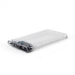 GEMBIRD EE2-U3S9-6 HDD/SSD enclosure for 2.5 SATA - USB 3.0 9.5mm transparent plastic