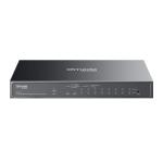 Tp Link Omada ES210GP 10-Port Gigabit Easy Managed Switch cu 8-Port PoE+,  8× 10/100/1000 Mbps PoE+ RJ45 Ports (support 802.3af PoE and 802.3at PoE+), 1× 10/100/1000 Mbps RJ45 Port, 1× Gigabit SFP/RJ45 Combo Port, capacitate switch 20 Gbps, negru