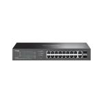 Omada 20-Port Switch ES220GP, • 16× 10/100/1000 Mbps PoE+ RJ45 Ports (support 802.3at PoE+ and 802.3af PoE)• 2× 10/100/1000 Mbps RJ45 Port• 2 × Gigabit SFP Slot, 100–240 VAC, 50/60 Hz, capacitate switch 40 Gbps