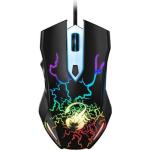Mouse Genius Scorpion Spear, gaming, cu fir, USB, optic, 1200 dpi, butoane/scroll 8/1, iluminare, butoane programabile, negru