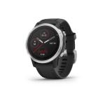 Ceas Smartwatch Garmin Fenix 6S, GPS, Silver w/Black Band