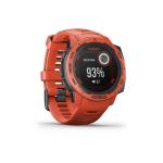 Ceas Smartwatch Garmin Instinct Solar, GPS, Watch Flame Red WW