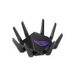 Asus Tri-band WiFi Gaming Router AX11000 PRO, GT-AX11000 PRO; Network Standard: IEEE 802.11ax, IPv4, IPv6, segment AX11000 ultimate AX performance, 2.4GHz 1148Mbps, 5G-1Hz 4804Mbps, 5G-2Hz 4804Mbps, 8 x antene detasabile, processor 2.0 Ghz, 256MB NAND fla