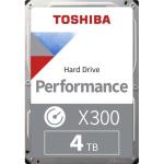 TOSHIBA X300 Performance Hard Drive 4TB SATA 6.0 Gbit/s 3.5inch 7200rpm 256MB Retail