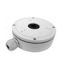 Hikvision Junction box for Dome Camera, DS-1280ZJ-M; Aluminum alloy material with surface spray treatment; Waterproof design; 157×185× 51.5mm, 621g, white.