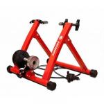 Home trainer magnetic Pegas, cu maneta reglare trepte rezistenta, roata 24''-29'' cu suport roata fata