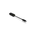 PLACA de RETEA Icy Box USB 3.0 Type-C la Interfata Ethernet Gigabit RJ-45, plastic, negru, 