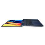 Laptop ASUS Vivobook K1703ZA-AU080W, 17.3-inch, FHD (1920 x 1080) 16:9, i7-12700H, 8GB DDR4 on board + 8GB DDR4 SO-DIMM, 1TB, Intel Iris X Graphics, Plastic, Quiet Blue, Windows 11 Home, 2 years
