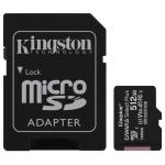 Kingston 512GB micSDXC Canvas Select Plus 100R A1 C10 Single Pack w/o ADP