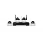 Kit de supraveghere WiFi Hikvision; Kitul contine: 4x camere WiFi IP dome DS-2CD2141G1- IDW1, 1x NVR WiFi DS-7104NI-K1/W/M, 1x Hard disk WD10PURX, 1x cablu HDMI (2 metri); DS-2CD2141G1-IDW1: Camera de supraveghere Hikvision WIFI IP Dome, 4MP, fixed lens: 