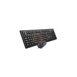 Kit tastatura + mouse A4Tech KRS-8572, USB, negru