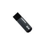 MEMORIE USB 2.0 KINGMAX 32 GB, cu capac, carcasa aluminiu, negru / gri, 