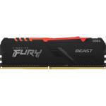Memorie RAM Kingston Fury, DIMM, DDR4, 8GB, CL17, 3600MHz