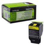 Toner Lexmark 70C2HYE yellow, 3k ,compatibil cu CS310dn / CS310n/ CS410dn / CS410dtn / CS410n / CS510de / CS510dte.