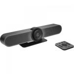 Logitech WebCam MeetUp 4K, Bluetooth, Difuzoare incorporate, telecomanda, negru